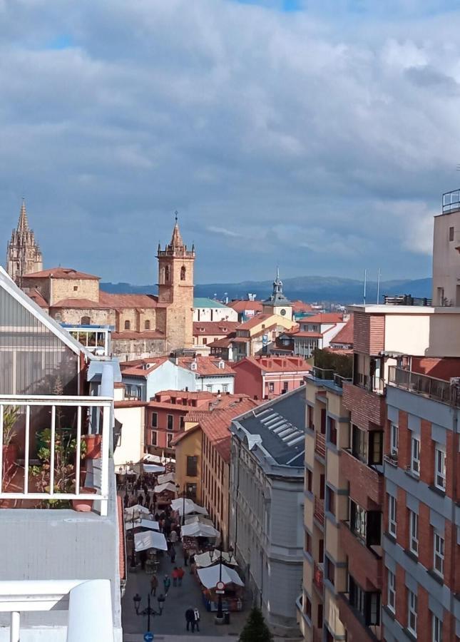 Апартаменты Atico Quintana I - Con Terraza, Vistas A La Ciudad, En El Centro, Con Wifi Y Garaje Овьедо Экстерьер фото