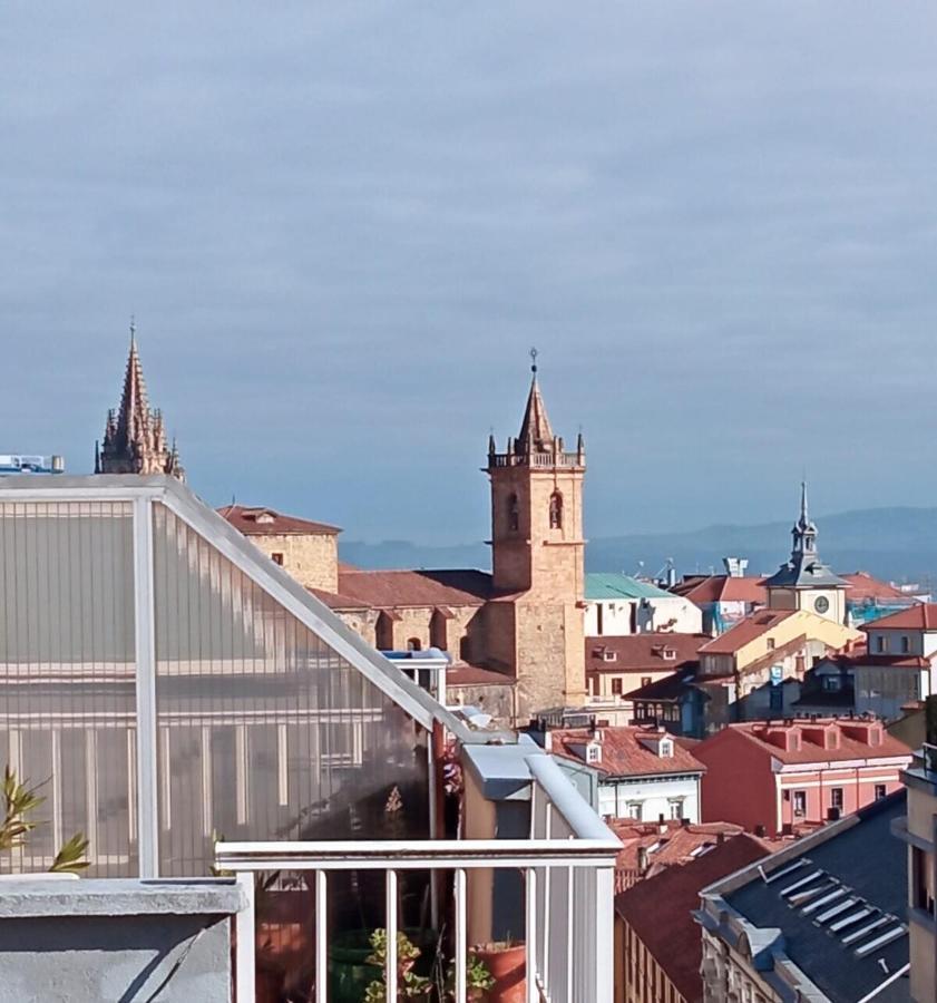 Апартаменты Atico Quintana I - Con Terraza, Vistas A La Ciudad, En El Centro, Con Wifi Y Garaje Овьедо Экстерьер фото