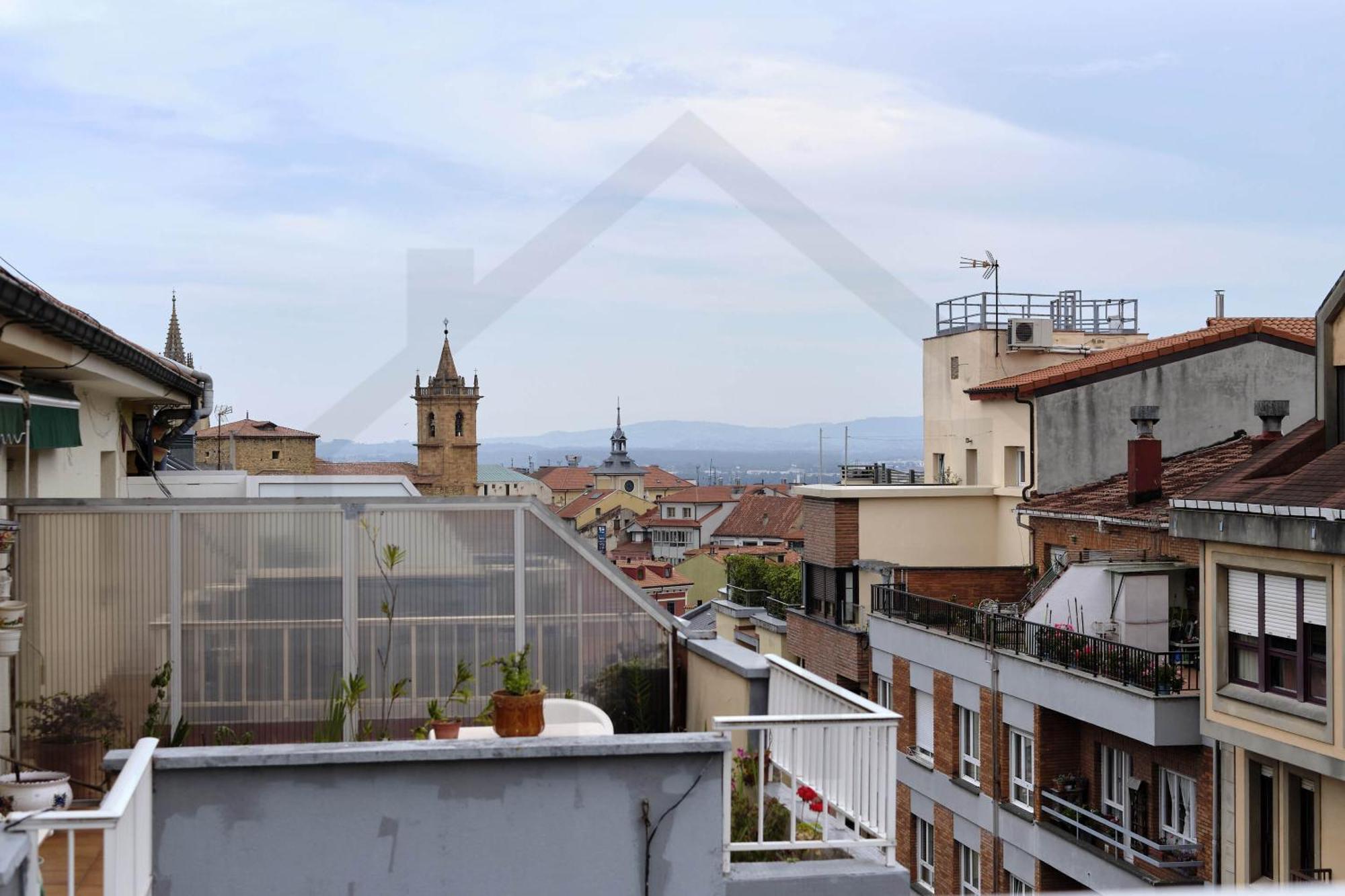 Апартаменты Atico Quintana I - Con Terraza, Vistas A La Ciudad, En El Centro, Con Wifi Y Garaje Овьедо Экстерьер фото