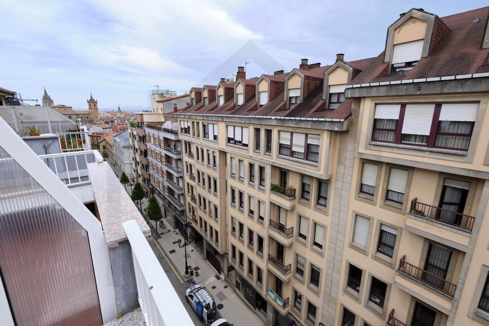 Апартаменты Atico Quintana I - Con Terraza, Vistas A La Ciudad, En El Centro, Con Wifi Y Garaje Овьедо Экстерьер фото